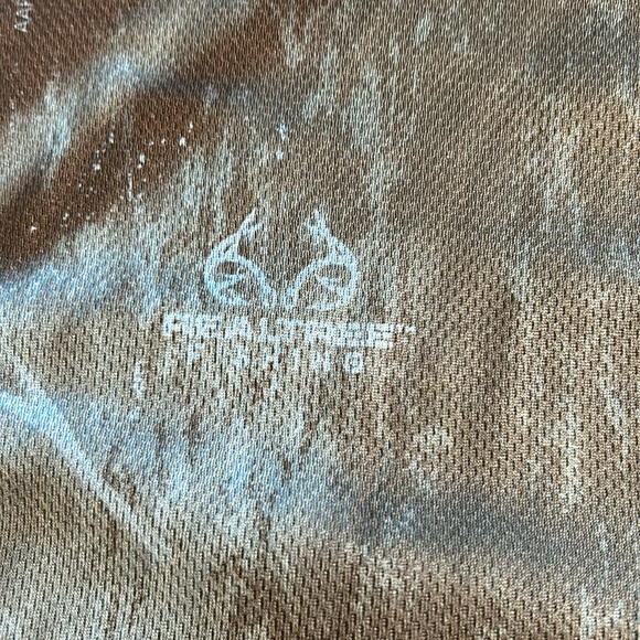 3/$25 Magellan 1/4 Zip Pullover Blue Camo Realtree Fishing Shirt Size L - Picture 5 of 12